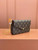 Louis Vuitton LV M81896 Felicie Pochette Bag M61276  Monogram Wine Red
