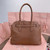 MiuMiu 5BG291 Aventure nappa leather Medium bag Brown