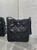 Dior Medium D-Motion Bag M2852 Black Macrocannage Lambskin