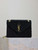 YSL 600185 Envelope Meduim In Black Suede Leather