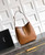 YSL 713938 LE 5 A 7 Supple Small In Grained Leather Brown