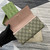 Gucci 456116 Bi-color GG Marmont continental wallet Beige and Pink leather