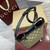 Gucci GG Emblem nano bucket bag 847090 Beige & Black