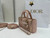 Dior M0613 Small Lady D-joy Bag Pink Cannage Lambskin With bow