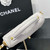 Chanel 25P AS5355 Small Flap Bag With Top Handle Gray Lambskin