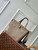 LV M12109 Louis Vuitton Neverfull Bandoulière Inside Out BB Handbag Gray