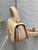 Dior M9370 Small 30 Montaigne Avenue Top Handle Bag Apricot Ribbed Calfskin