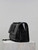 Yves Saint Laurent YSL 633158 Niki Medium In Quilted Crinkled Vintage Leather Bag Black With Black Logo
