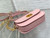 Dior S2350 30 Montaigne Avenue Double Carry East-West Mini Bag Pink Ribbed Calfskin