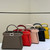 Fendi 8BN244 Peekaboo Mini Yellow Selleria bag with 220 hand-sewn topstitches 8522A