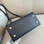 Burberry Mini Cotswolds Tote 81145901 Bag Black crocodile pattern