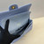 Chanel A01112 Flap Classic 11.12 Handbag Lambskin Dark Blue Light