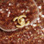 Chanel 25A AS4416 Mini Shopping Bag Kelly sequins Coffee