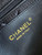 Chanel AS4696 Large Bowling Bag Printed Fabric & Gold-Tone Metal White & Black