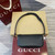 Gucci 860784 Gucci Half Horsebit Mini Bag Black soft grainy leather