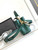 LV M87312 Louis Vuitton Ostrich Capucines Mini Green