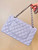 Chanel A01112 Flap Classic 11.12 Handbag Calfskin & Silver-Tone Metal Light Purple
