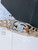 Chanel 25S Chain Belt Metal and Resin Black and White AA0901