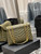 YSL 574946 Saint Laurent Loulou Medium Bag In Matelasse "Y" Leather Green