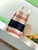 Chanel 25C A66941 Large Shopping Tote Navy Blue