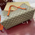 Gucci 815214 GG Emblem medium Tote Bag Beige and Orange fabric