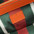 Gucci 815214 GG Emblem medium Tote Bag Beige and Orange fabric