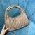 MiuMiu 5BC153 Wander matelassé nappa leather hobo bag Apricot