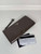 Prada 1MB051 Leather pouch Gray