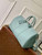 LV M13976 Louis Vuitton Keepall Bandoulière 50 Bag Misty Lake Green