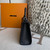 Moynat MC8L7V Black Poudre Gabrielle BB Silver Hardware Mt1002
