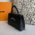 Moynat MC8L7V Black Poudre Gabrielle BB Silver Hardware Mt1002