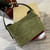 Gucci 850926 Gucci Beatrix Medium Tote Bag Green Suede