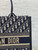 Dior M1324 Medium Dior Book Tote Blue Dior Oblique Embroidery and Calfskin M2010