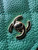Chanel AP4241 Classic Wallet On Chain Grained Shiny Calfskin Deep Green