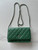Chanel AP4241 Classic Wallet On Chain Grained Shiny Calfskin Deep Green