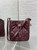 Dior Small D-Motion Bag Macrocannage Lambskin M2851 Wine Red