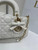 Dior M0613 Small Lady D-joy Bag White Cannage Lambskin With bow