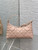Dior S5232 Miss Caro Diorling Mini Bag with Chain Pink Macrocannage Lambskin