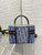 Dior S2332 30 Montaigne Mini Vanity Case Blue Dior Oblique Jacquard M2032