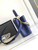 LV M87313 Louis Vuitton Ostrich Capucines BB Navy Blue