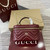 Gucci 837454 GG Marmont mini vanity bag Red