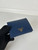 Prada Small Saffiano Leather Wallet 1MV204 Blue Prada Logo