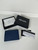 Prada Small Saffiano Leather Wallet 1MV204 Blue Prada Logo