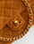 Chanel AS5991  Flap 24cm Suede Calfskin Lambskin & Gold-Tone Metal Dark Beige