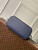 LV M47143 Louis Vuitton Neverfull MM Bag Monogram Empreinte Leather Navy Blue