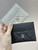 Chanel Classic Card Holder Grained Calfskin & Gold AP4472 Black Silver