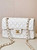 Chanel A01117 Flap Handbag Classic Bag 23cm White Lambskin