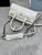 Prada 1BA486 Bonnie leather mini handbag White