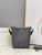 Celine 178303 Sangle Small Bucket Bag in Soft Grained Calfskin Gray