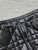 Dior Medium D-Motion Bag M2852 Black Macrocannage Crinkled Calfskin